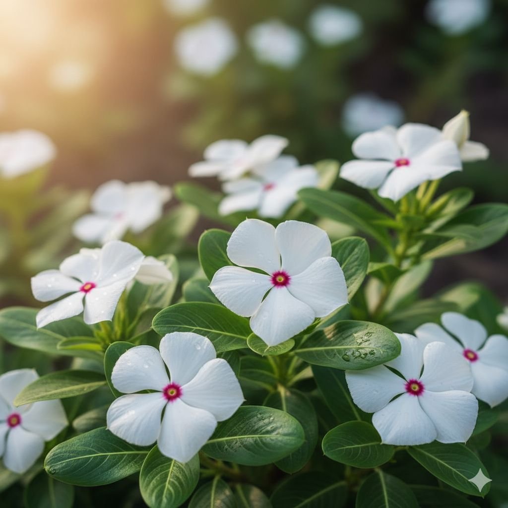 Vinca Rose White